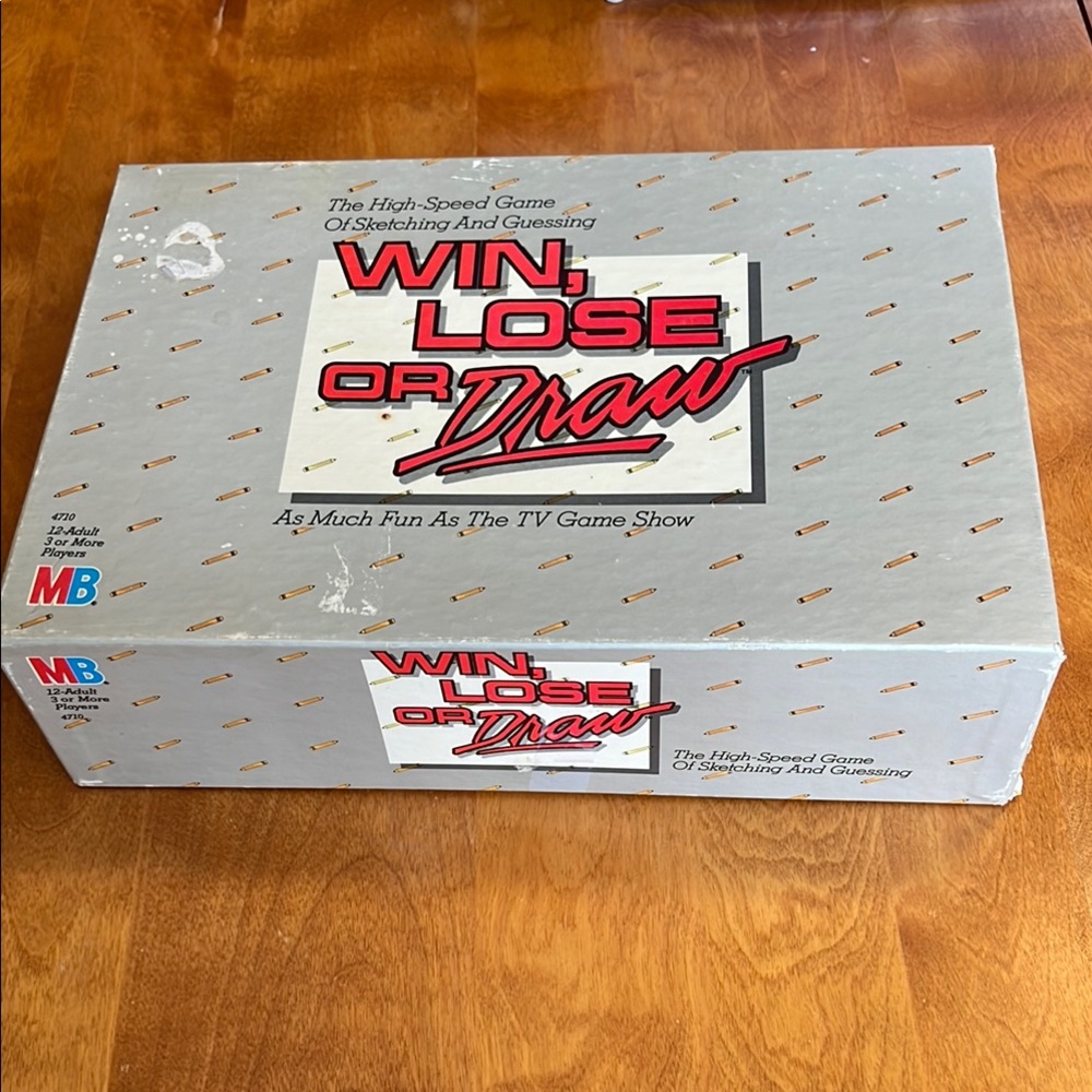 Milton Bradley Win, Lose or Draw Game 1987